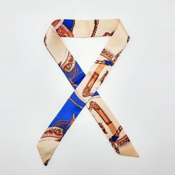 Skinny Scarf | Hand Bag, Neck Scarf (2 pieces) - Color Set #13 / Brand NEW - Picture 7 of 14